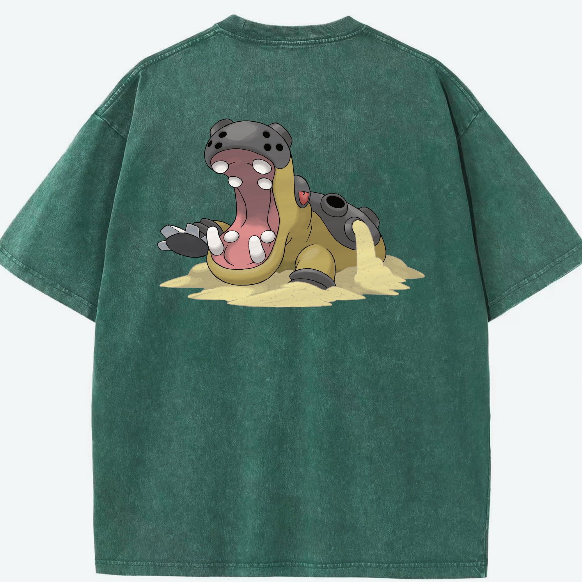 （画像用） ポケットモンスター Pokémon 綿100% ヴィンテージ風 半袖Tシャツ（背面プリント）
